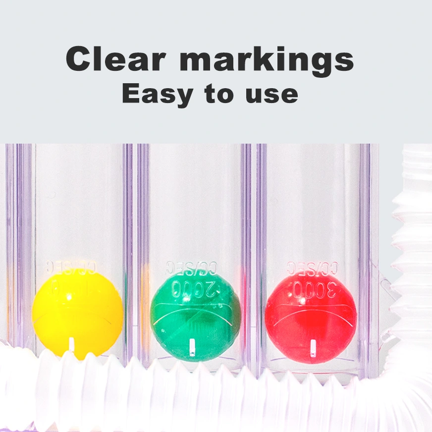 Three Balls Incentive Spirometer