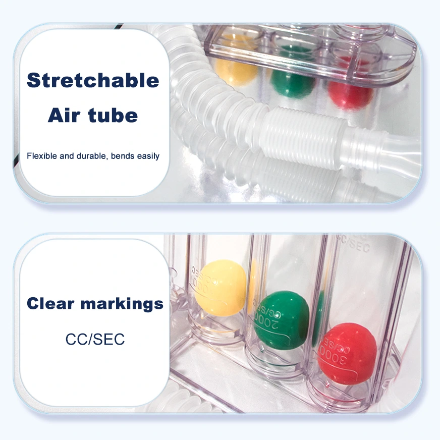 Three Balls Incentive Spirometer